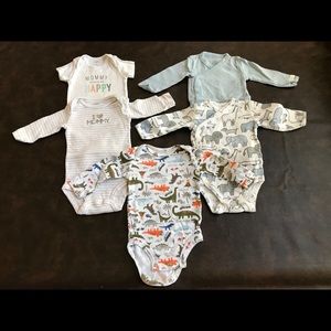 Lot of 5, 3-month Carter's onesies